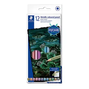 Creyones de Madera Metálicos Staedtler 12 Colores